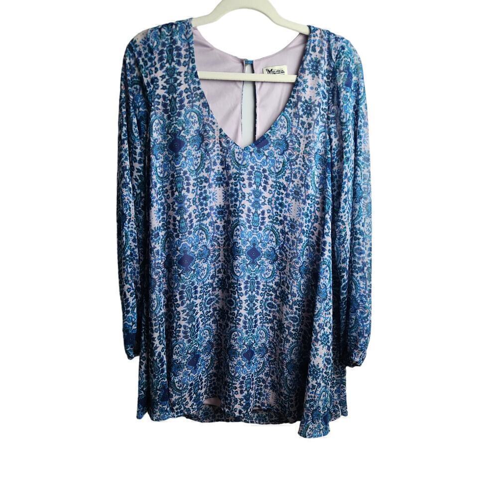 Show Me Your MuMu Donna Michelle Tunic/mini dress sz M floral hippie festival